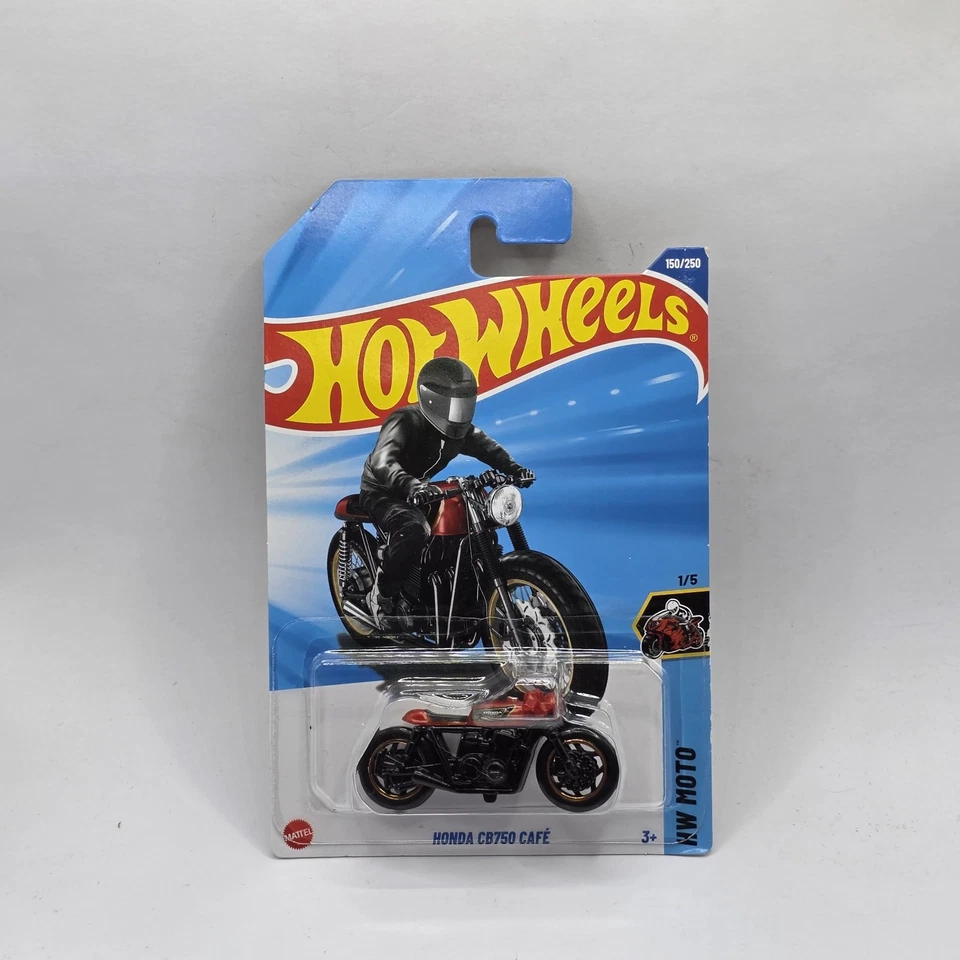 Hot Wheels - HW MOTO - Honda CB750 Café (Burgundy) - Image 1 of 2