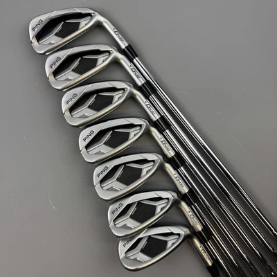 PING G430 Irons 6-PW+50+58 AWT 2.0 Regular Green Lie 2 Upright TV 360 Gold Grip - Image 1 of 4