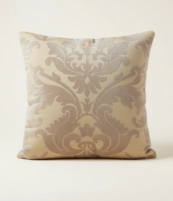 Almohada clásica de seda con patrón damasco Foto 1 de 3