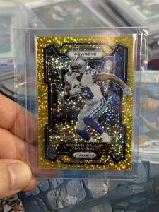 2023 Panini Prizm Michael Gallup Gold Sparkle Prizm /24 Cowboys # Jersey Match - Bild 1 von 2