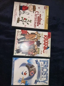 Weihnachten DVD Lot-Charlie Brown, Frosty, Kranks-Feiertag Familie Film Produktbündel - Bild 1 von 3