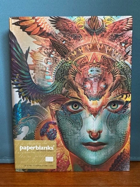 Safavid Indigo Midi Lined Hardcover Journal, 144pg, 120GSM by Paperblanks (Safavid Binding Art) by Paperblanks (2022, Diary, Journal, Blank Book)