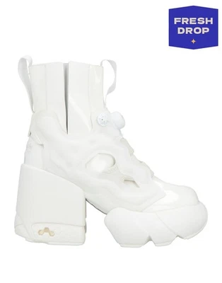 RRP€1178 MAISON MARGIELA x REEBOK Insta Pump Boots US7.5 UK5 EU38 White - Image 1 of 4