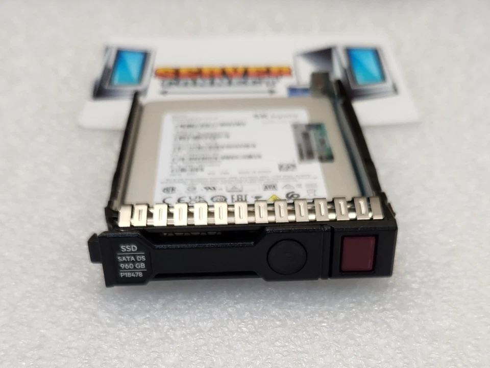 -- New in Bag -- P18478-001 -- HP 960GB 6G SATA 2.5" MU SSD DS HDD P18434-B21 - Image 1 of 1