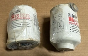 New NOS Set of 2 Fleetguard Water Separator Filter FS1232 - Picture 1 of 3