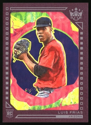 2022 Panini Diamond Kings - Rookies II Luis Frias Plum Frame #143 (RC) - Image 1 of 2