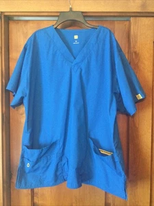 Womens Wink Scrub Top Size XL Royal Blue - Picture 1 of 1