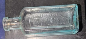 Vtg SPOHN'S DISTEMPER CURE Spohns Medical Co. Goshen, Ind. Glass Bottle 5" Tall - Picture 1 of 9