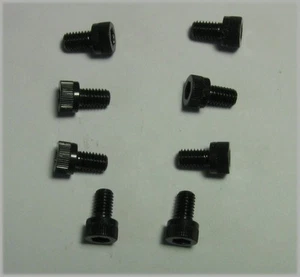 M6 x 10 mm Zylinderschraube mit Innensechskant Schwarzoxid Menge (8) - Bild 1 von 1