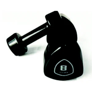 Toorx Manubrio Vinile Con Testa Triangolare per allenamento muscolare Nero - Imagen 1 de 3