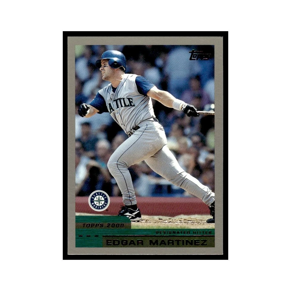 Edgar Martinez 2000 Topps #89 Seattle Mariners Baseball Card NM - Image 1 of 3