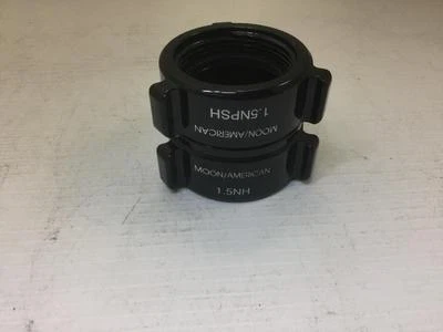 12088 Moon America Double Swivel Adapter 1 1/2" NH X 1 1/2" NPSH 379-1511524 - Image 1 of 3