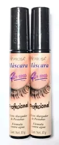 2 PACK! PROSA 4 IN 1 PROFESSIONAL BRUSH BLACK INTENSE FORMULA EXTRA VOLUME - Picture 1 of 2