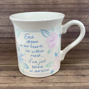 Hallmark Kaffeebecher Tasse Each Dream Lies Within Reach Believe in Ourselves 1987 - Bild 1 von 9