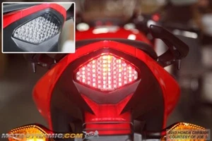 Honda CBR500R CB500X CB500F 2013 - 2015 Integrated Sequential Taillight CLEAR - Picture 1 of 7