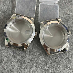 39MM Sapphire Glass Stainless Steel Watch Case for NH35/NH36 Watch Movement Kits