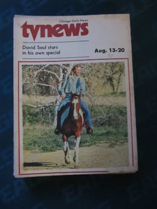 TV News Magazine Regional TV Guide August 1977 David Soul Special - Imagen 1 de 3