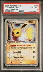 Pokemon Jolteon ex 109/113 Delta Species PSA 8 - Picture 1 of 2