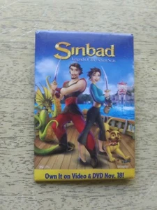 Sinbad Pin Back Button Promotional Video Movie Promo legend of the seven seas - Picture 1 of 2