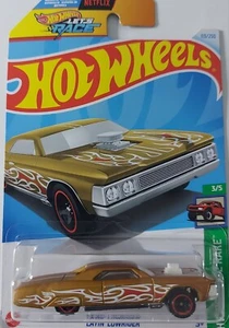 2021 Mattel Hot Wheels Layin Lowrider 3/5 HW Reverse Rake 237/250 Gold HCT33 - Picture 1 of 2