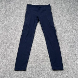 Athleta Girl Navy High Rise Stash Your Treasures Leggings Youth Size 12 Large - Picture 1 of 7