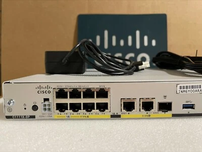 Cisco Systems C1111X-8P ISR 1100 8 Ports Dual GE WAN - Image 1 of 4