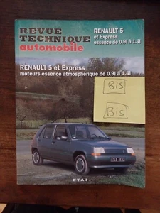 REVUE TECHNIQUE Renault 5 Supercinq Express R5 0.9 1.0 1.1 1.2 1.4 TS GTS TSE - Picture 1 of 24