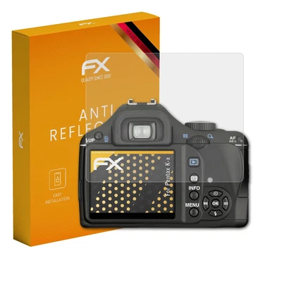 atFoliX 3x Screen Protection Film for Pentax K-x matt&shockproof - Image 1 of 4