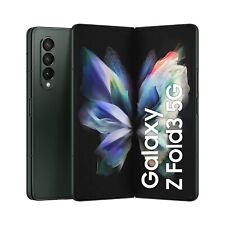 Samsung Galaxy Z Fold 3 5G SM-F926U Factory Unlocked 256GB Green Good Condition