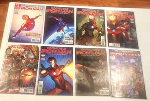 INVINCIBLE IRON MAN #1-8 LOTTO N/MINT RIRI WILLIAMS IRONHEART fumetto Marvel 2017🔥 - Foto 1 di 2