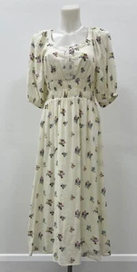 Ladies New Ex TU Ivory Midi Dress Size 8 10 12 14 16 18 20 22 - Picture 1 of 8