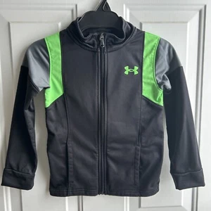 Youth Boys Under Armour Full Zip Up Athletic Lightweight Jacket Coat Size 6 - Picture 1 of 5