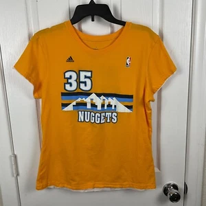 Kenneth Faried Adidas NBA Denver Nuggets Embroidered T Shirt Youth Boys XL - Picture 1 of 12