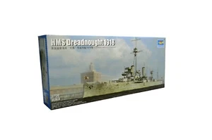 Trumpeter 1/700 Royal Navy HMS Dreadnought 1918 BattleShip WW2 Plastic ModelKits - Picture 1 of 3