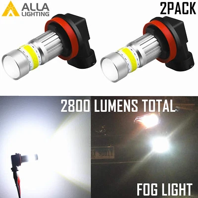Bombilla antiniebla de conducción Allá Lighting H16 72-LED blanco súper brillante 6000K VS Foto 1 de 4