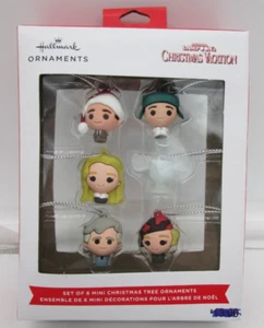 Hallmark Ornaments Christmas Vacation Set of 6 Mini Christmas Tree Ornaments K3 - Picture 1 of 4