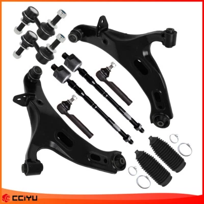 For 2010-2014 Subaru Legacy Front Lower Control Arm Ball Joint Tie Rod Sway Bar - Image 1 of 4