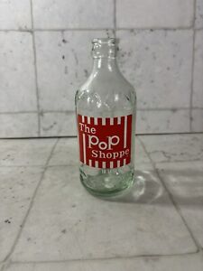 The Pop Shoppe Vintage 10.14 oz 6-1/2" Tall Soda Bottle
