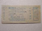 vintage 1959 Rialto, Italy car / bus ticket stub 