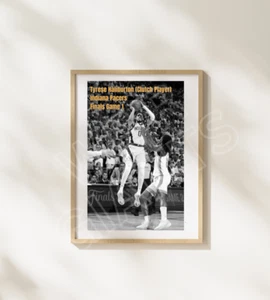 Tyrese Haliburton (jugador de embrague) Indiana Pacers Finals juego 1 11x17 impresión artística - Imagen 1 de 2
