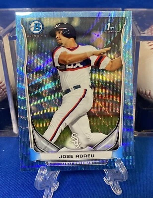 JOSE ABREU, 2014 Bowman Chrome Wave, novato, AL MVP Foto 1 de 3
