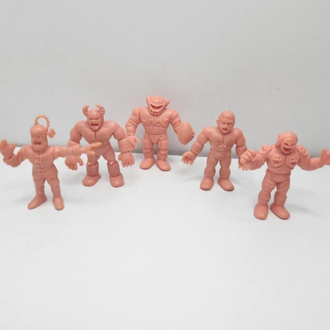 Vintage Lot of 5 M.U.S.C.L.E. Muscle Men Miniature Figures Kinnikuman Flesh Cover
