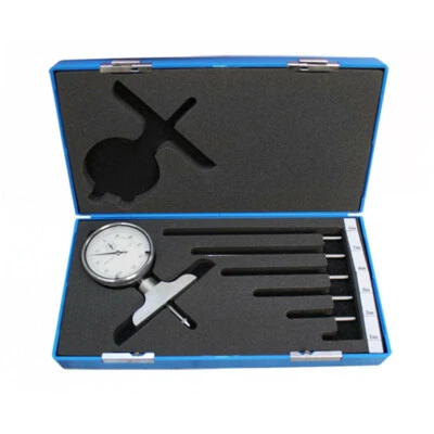 Rango de medición del medidor de profundidad del dial: 0-22" lectura del dial calibre 0-100 medición del medidor Foto 1 de 4