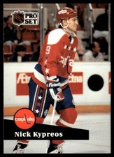 1991-92 Pro Set #513 Nick Kypreos Washington Capitals