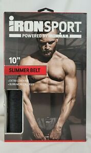 Iron Sport Slimmer Belt 10"x38" Shed Excess Water Weight, Burn Calories, Sculpts