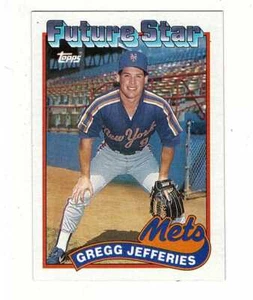 Gregg Jefferies 1989 Topps Future Star #233 Baseball Card MLB New York Mets Nice - Picture 1 of 2