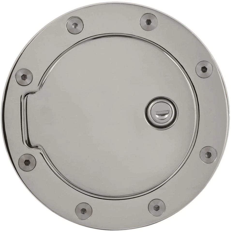 Bully Chrome Plated Fuel Door Cover With Lock - Ford Truck Excursion,  GD-201CK Foto 1 de 2