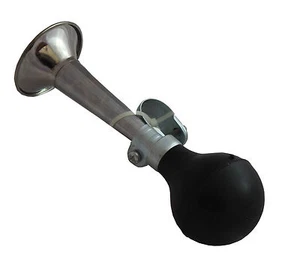 Fahrradhupe ca. 17,5cm, Fahrradhorn, Hupe für Fahrrad mit Halterung, NEU + OVP - Picture 1 of 3