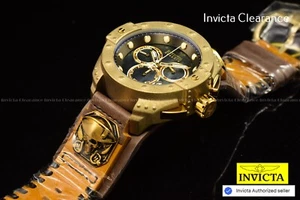 EXTREME RARE Invicta Reserve AKULA 52mm PIRATE SKULL Swiss MOP Chronograph Watch - Picture 1 of 12