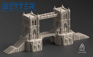 Bridge, Thesalon - Savage World, Fantasy, Sci-Fi Grimdark, wargames terrain - Picture 1 of 5